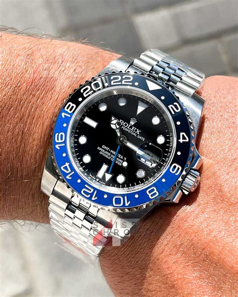 rolex gmt ii batman replica|rolex gmt master 2 batman.